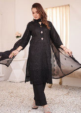 Khoobsurat By MTF Chikankari Lawn 3 Piece Unstitched Suit MTF24KCLV3 D-01